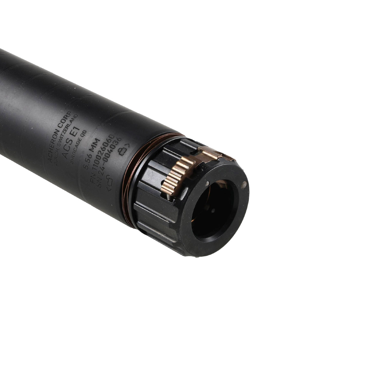 Acheron Birdcage A2 4 Acheron ACS Birdcage 5.56mm Suppressor A2 QD