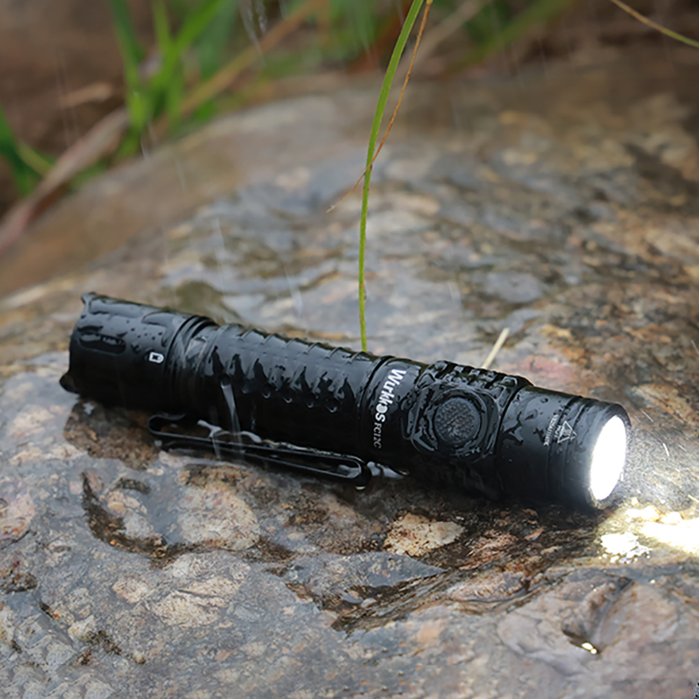 Wurkkos FC12C Black 1600 lumen flashlight edc light carpatia arms strzelnica arizona militaria sprzęt taktyczny resgear