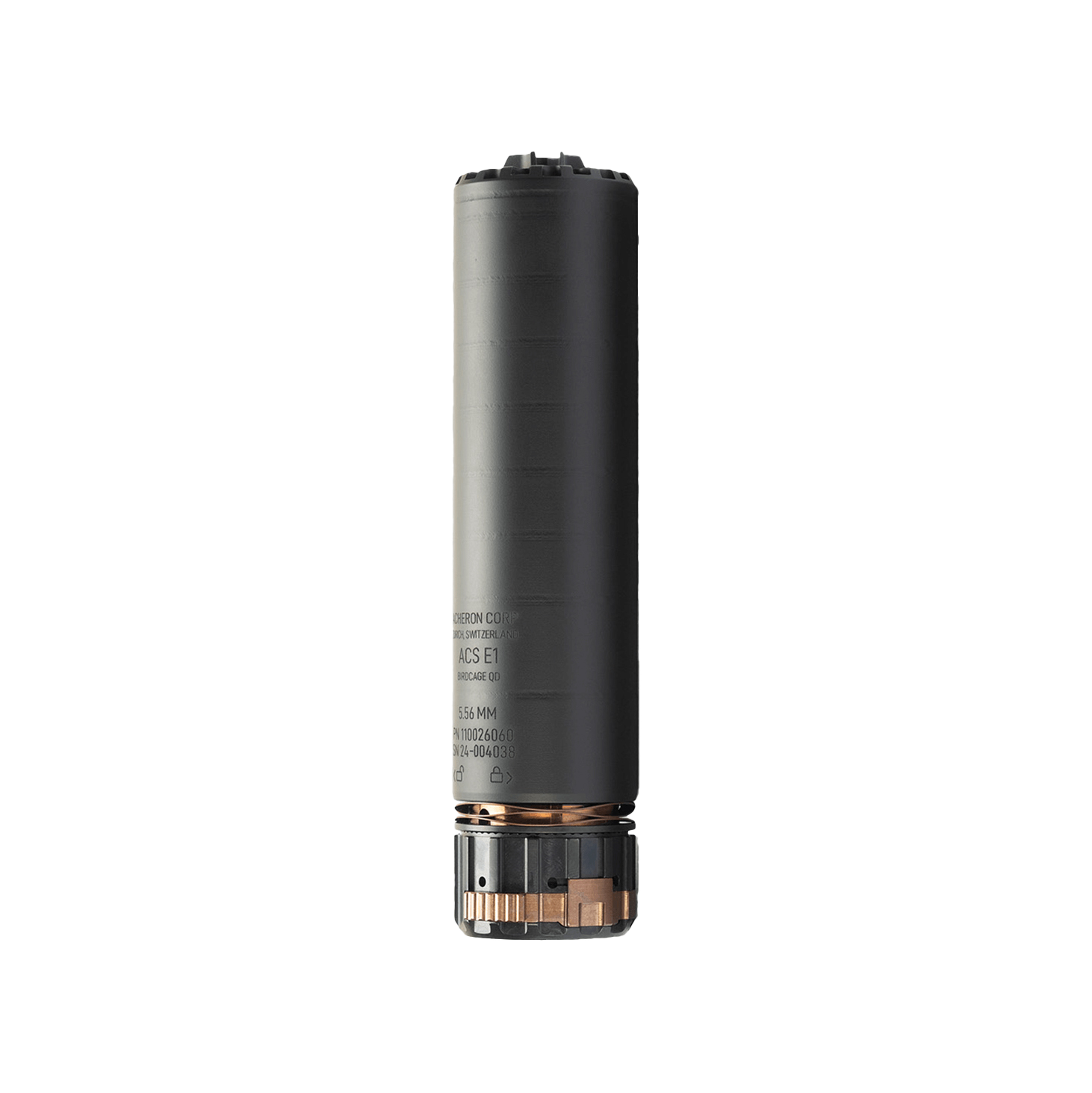 Acheron ACS Birdcage 5.56mm Suppressor A2 QD