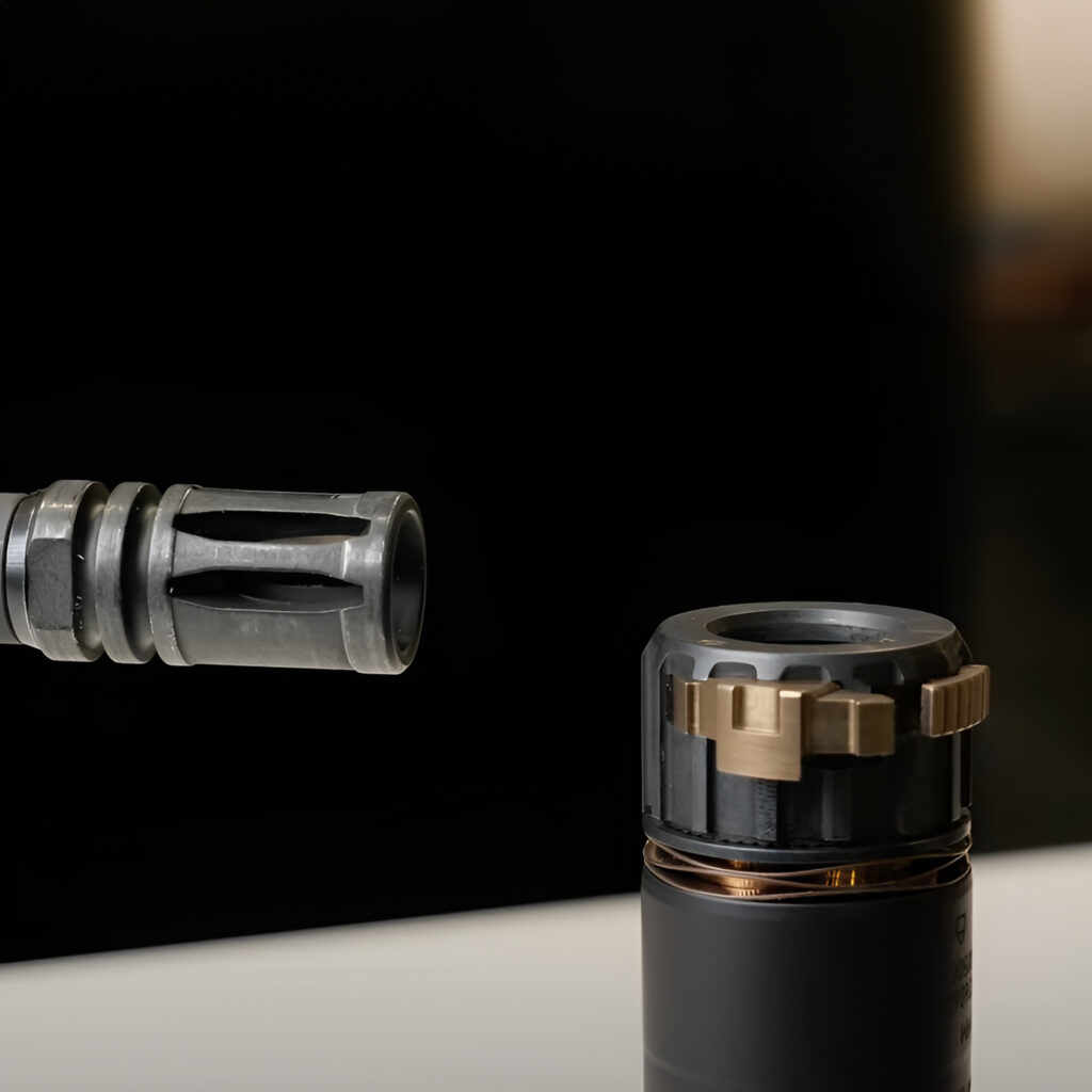 Acheron ACS Birdcage 5.56mm Suppressor A2 QD
